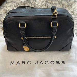Marc Jacobs Black Leather Satchel